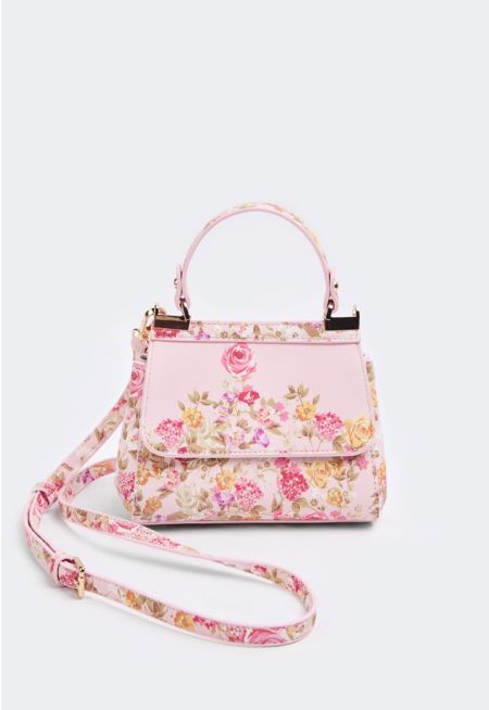 Vibrant Floral Handbag