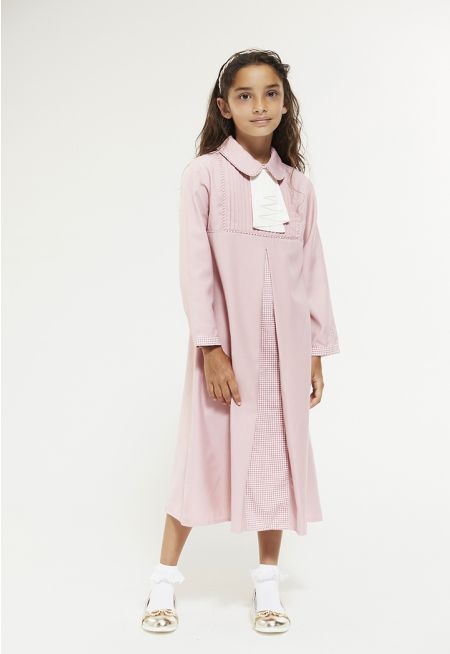 Pleated Bodice School Dress