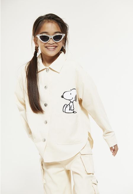 Peanuts Shirt Jacket