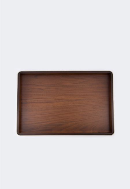 Walnut Wooden Brooklyn Rectangular Tray