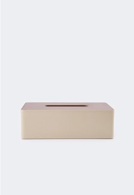 Walnut Wooden Brooklyn Tissue Box 