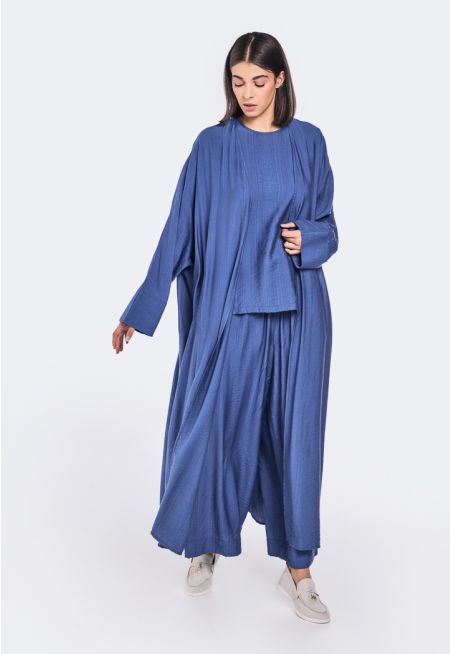 Crinkled Loose Fit Abaya