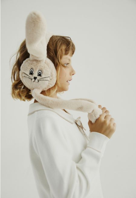 Embroidered Ear Muffler